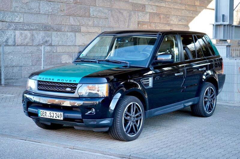 Schwarz Gebraucht 2010 Land Rover Range Rover Sport HSE SUV | 14.900 € (Etwas zu teuer) - Bild 1/4
