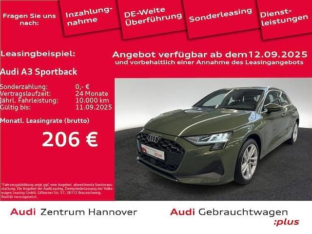 M4 distriktgrün metallic Gebraucht 2024 Audi A3 Ambiente Limousine | 29.500 € (Guter Preis) - Bild 1/4