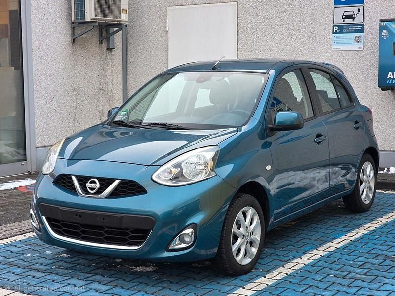 Blau Gebraucht 2014 Nissan Micra Acenta Kleinwagen | 5.600 € (Fairer Preis) - Bild 1/4