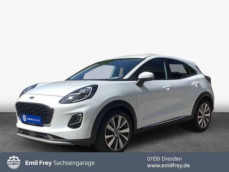 Frozen white Gebraucht 2022 Ford Puma Titanium X SUV | 18.940 € (Fairer Preis) - Bild 1/4