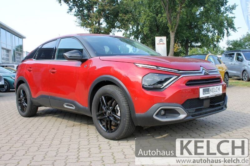 Rot Gebraucht 2021 Citroën e-C4 Shine Limousine | 26.990 € - Bild 1/4