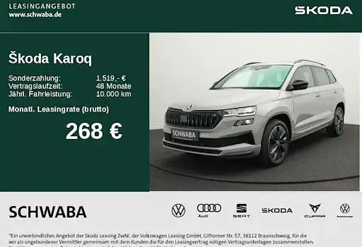Gebraucht Skoda Karoq SportLine 150 PS (110 kW) 2024 Grau SUV
