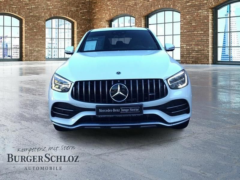 Gebraucht Mercedes GLC43 AMG AMG 390 PS (286 kW) 2021 Designo diamantweiß bright Coupé