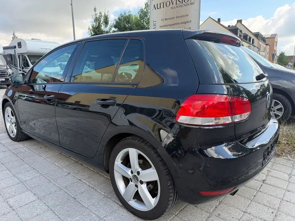 Gebraucht VW Golf VI Style 105 PS (77 kW) 2011 Schwarz Kleinwagen