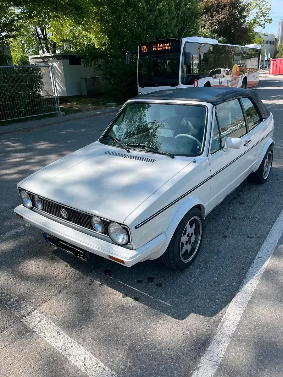 Gebraucht VW Golf Cabriolet 110 PS (80 kW) 1986 Weiß Cabrio