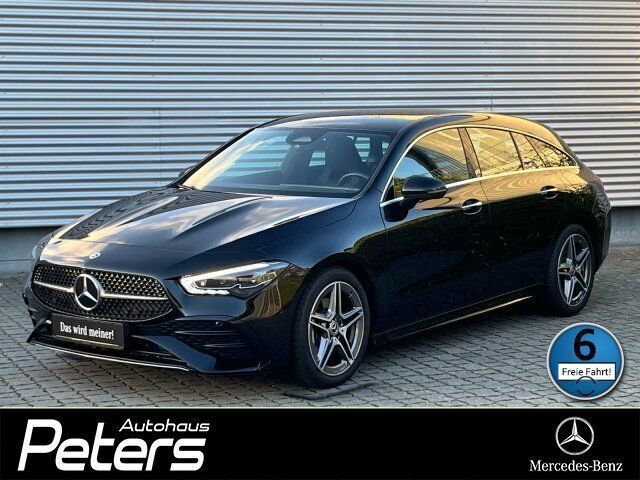 Kosmosschwarz lack Gebraucht 2023 Mercedes CLA180 Shooting Brake AMG line Kombi | 30.880 € (Fairer Preis) - Bild 1/4