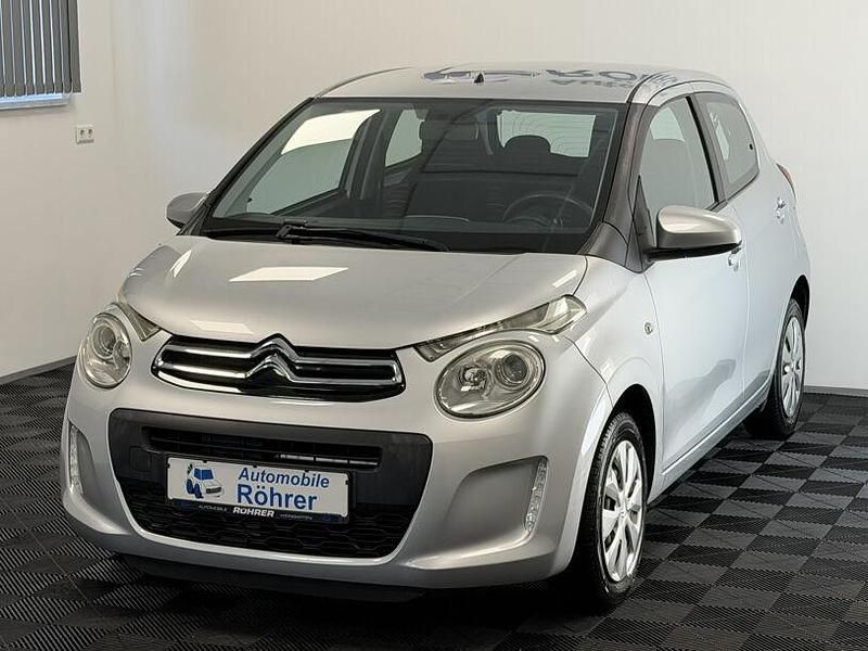 Gebraucht Citroën C1 Feel 69 PS (50 kW) 2015 Silber silver grey 1e7 (metallic) Kleinwagen