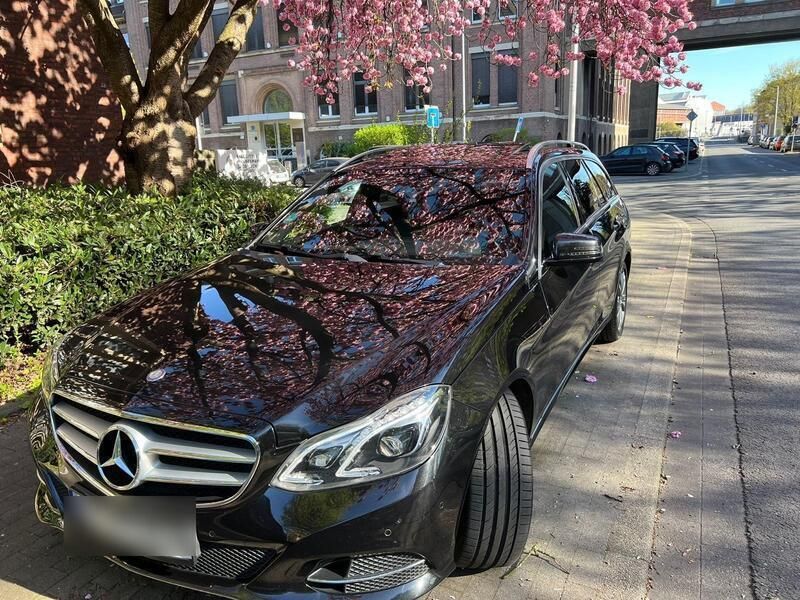 Schwarz Gebraucht 2014 Mercedes E220 Kombi | 12.500 € (Fairer Preis) - Bild 1/4