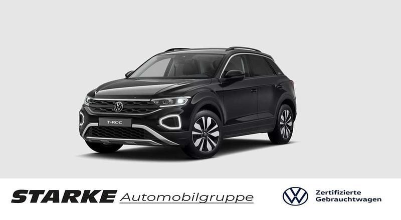 Schwarz Gebraucht 2025 VW T-Roc Goal SUV | 30.640 € (Superpreis) - Bild 1/4