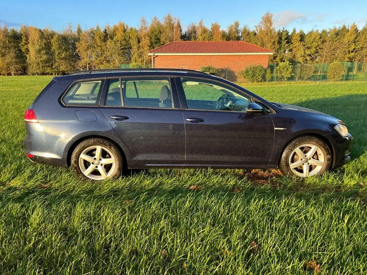 Gebraucht VW Golf VII Trendline 110 PS (80 kW) 2016 Blau Kombi