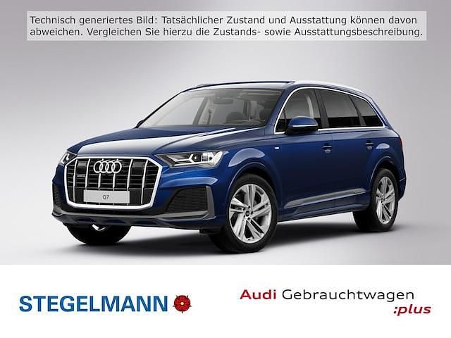 Navarrablau metallic Gebraucht 2022 Audi Q7 Ambiente SUV | 59.810 € (Superpreis) - Bild 1/4