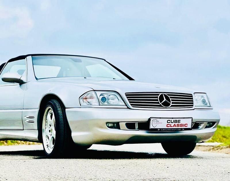 Gebraucht Mercedes SL500 306 PS (225 kW) 2002 Silber Cabrio