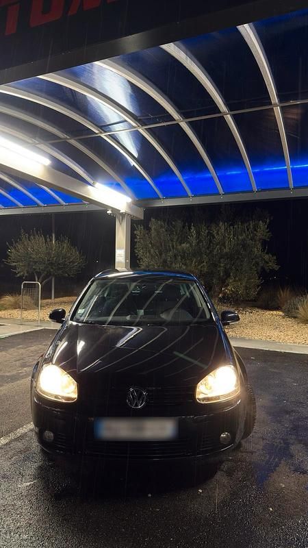 Gebraucht VW Golf V 2007 Schwarz Kleinwagen