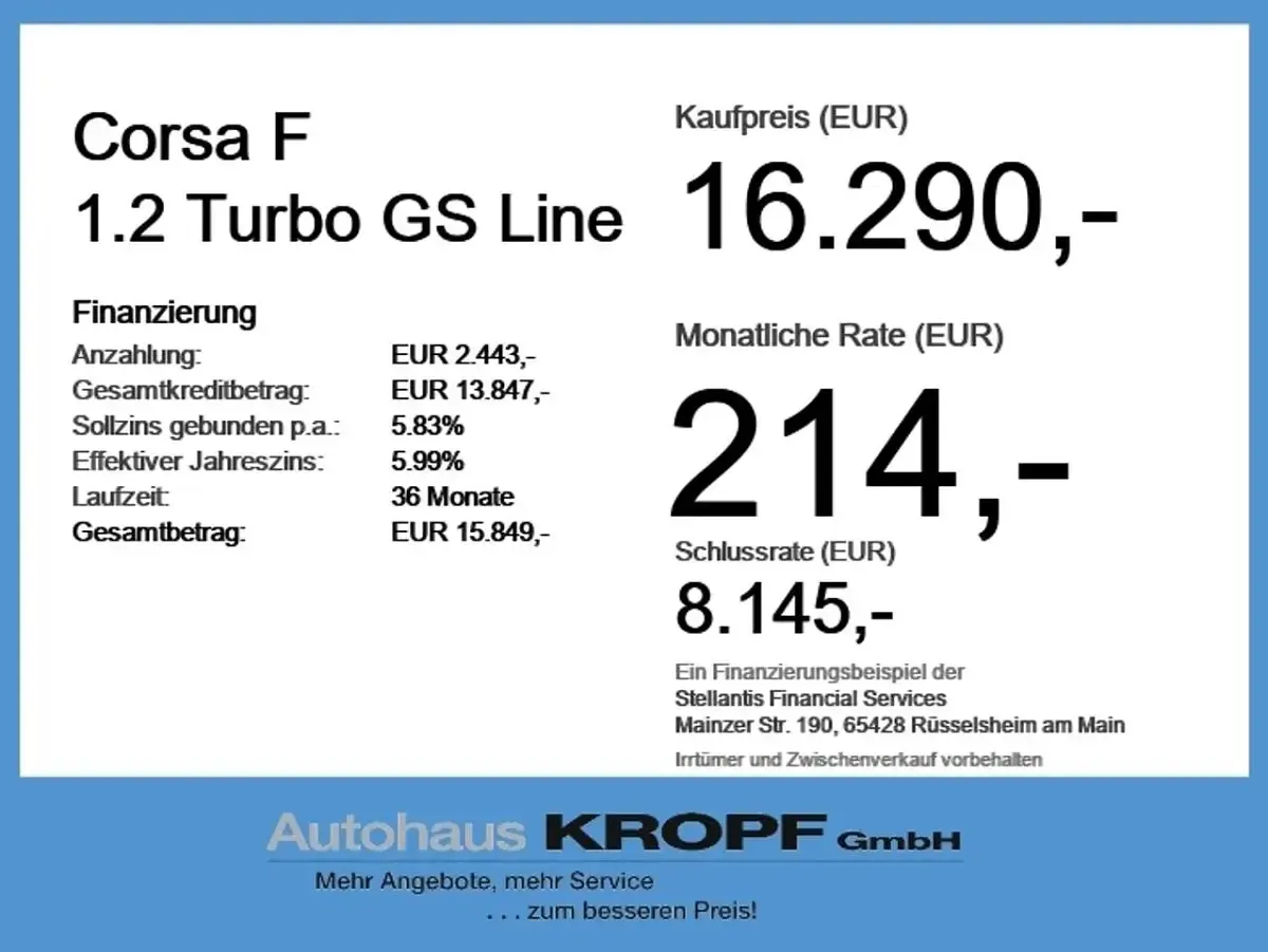 Usata Opel Corsa GS Line 131 CV (96 kW) 2022 Rosso Utilitaria