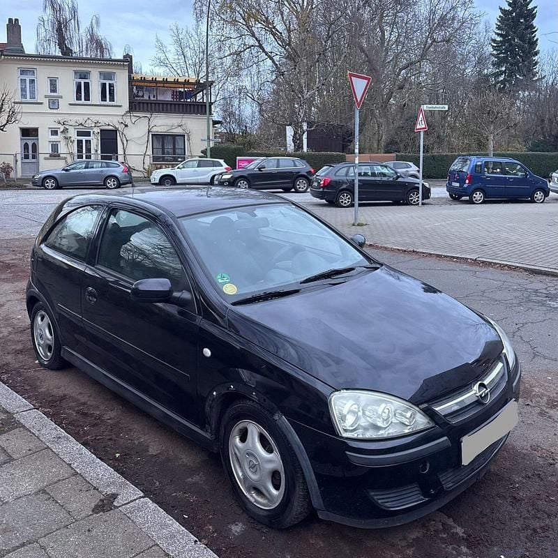 Schwarz Gebraucht 2006 Opel Corsa Kleinwagen | 299 € (Superpreis) - Bild 1/4