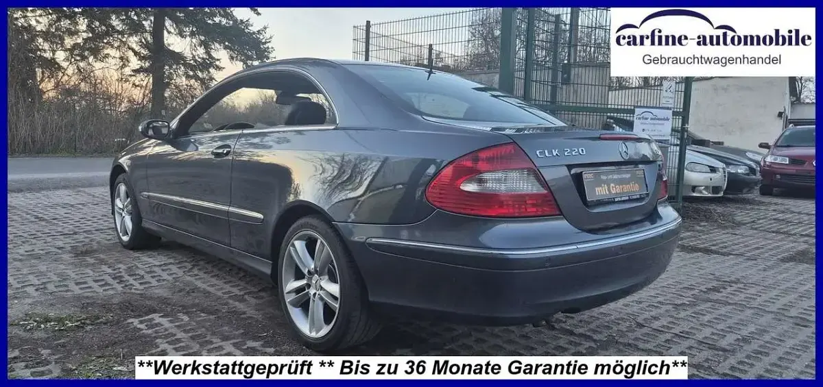 Gebraucht Mercedes CLK220 Avantgarde 150 PS (110 kW) 2006 Iolith blue Coupé