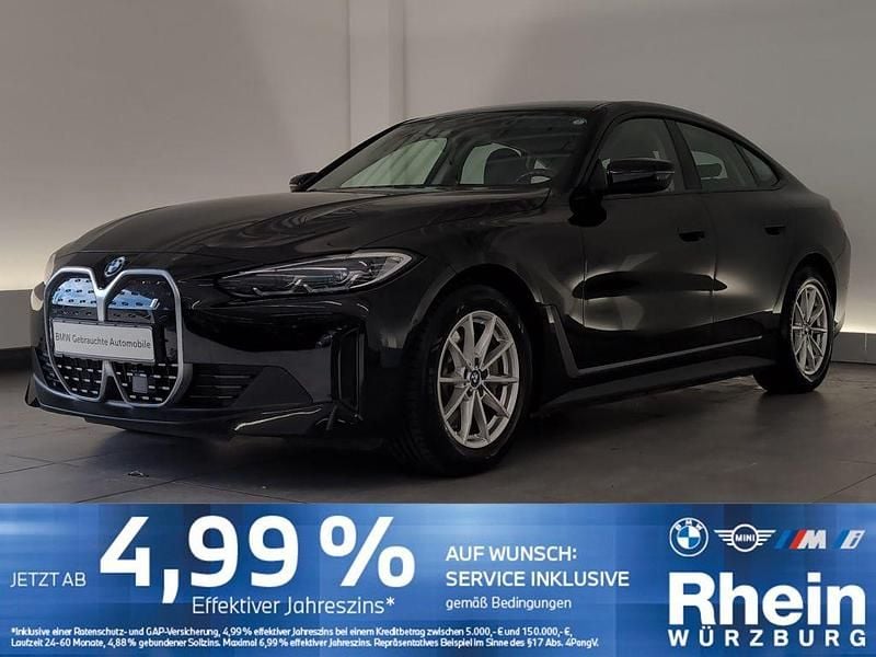 Schwarz uni Gebraucht 2022 BMW i4 Sport Line Limousine | 37.660 € (Guter Preis) - Bild 1/4