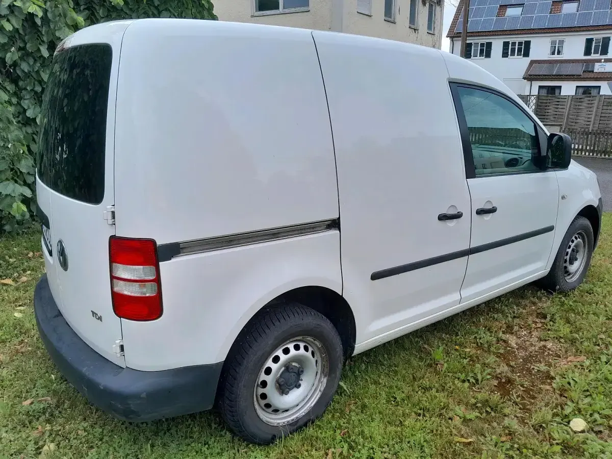 Gebraucht VW Caddy 75 PS (55 kW) 2014 Weiß Van / Kleinbus