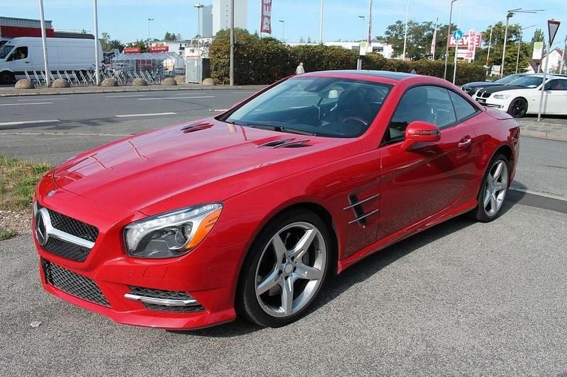 Rot Gebraucht 2013 Mercedes SL500 AMG Cabrio | 43.900 € (Superpreis) - Bild 1/4