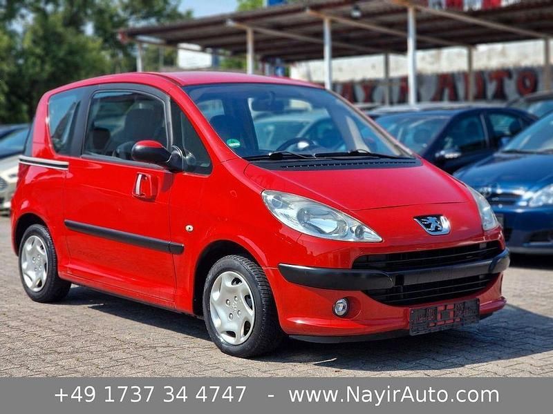 Rot Gebraucht 2007 Peugeot 1007 Premium Kleinwagen | 1.290 € (Superpreis) - Bild 1/4