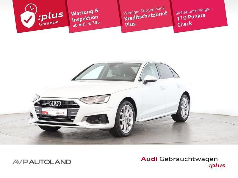 Gletscherweiß Gebraucht 2020 Audi A4 Advanced Limousine | 28.970 € (Superpreis) - Bild 1/4
