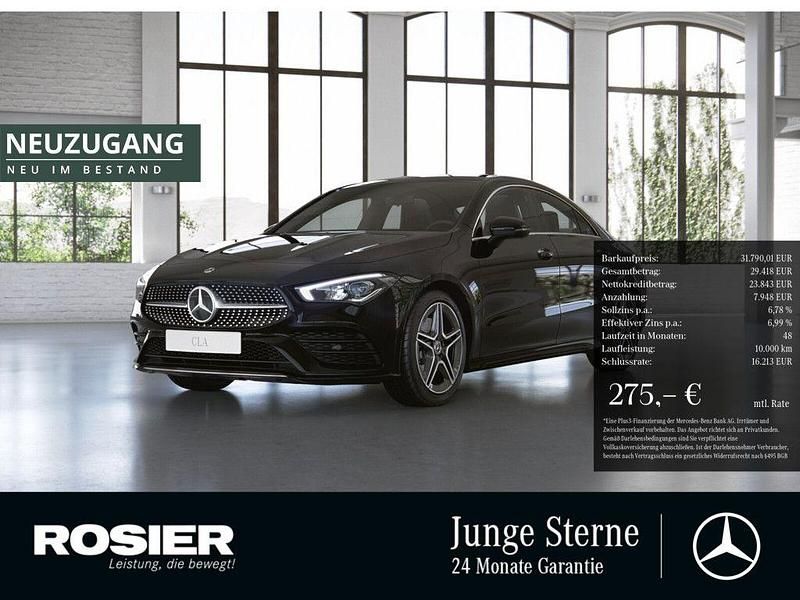 Schwarz Gebraucht 2021 Mercedes CLA250e AMG Limousine | 31.790 € (Fairer Preis) - Bild 1/4