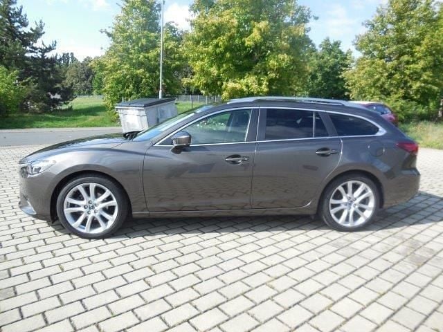 Gebraucht Mazda 6 Nakama 165 PS (121 kW) 2017 Obsidiangrau metallic Kombi