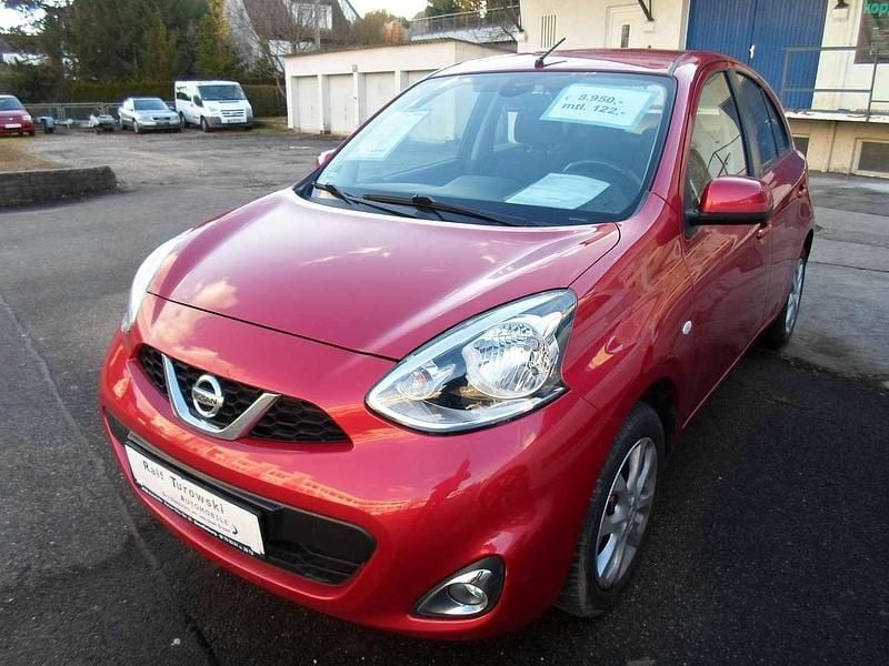 Gebraucht Nissan Micra Acenta 80 PS (58 kW) 2016 Rot Kleinwagen