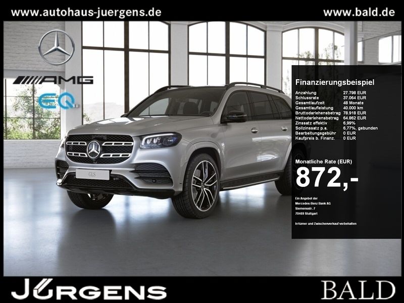 Mojavesilber Gebraucht 2021 Mercedes GLS580 AMG SUV | 93.690 € (Fairer Preis) - Bild 1/4