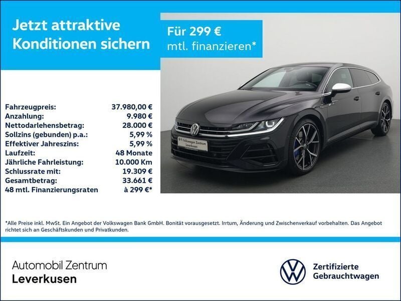 Gebraucht VW Arteon R 320 PS (235 kW) 2023 Deep black Kombi