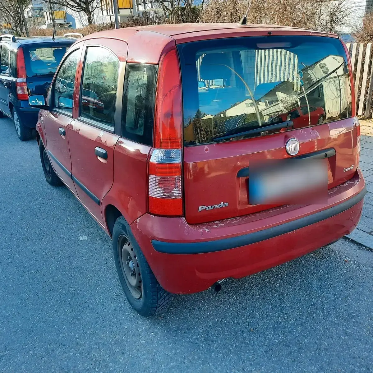 Gebraucht Fiat Panda 2009 Rot Kleinwagen