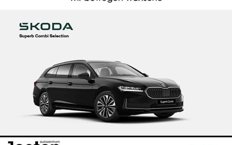 Onyxschwarz metallic Neu 2025 Skoda Superb Selection Kombi | 49.450 € (Fairer Preis) - Bild 1/4