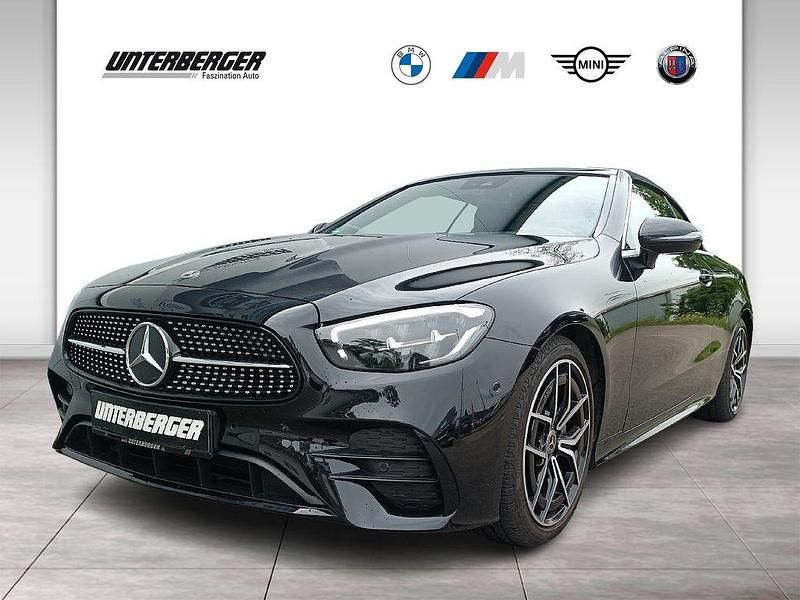 Obsidianschwarz metalliclack Gebraucht 2022 Mercedes E200 Edition Cabrio | 46.580 € (Guter Preis) - Bild 1/4