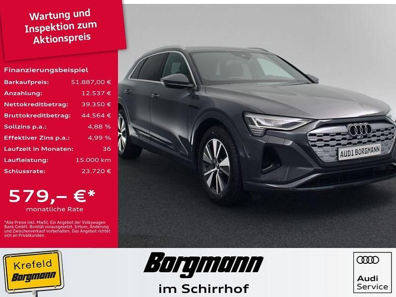 Magnetgrau Gebraucht 2023 Audi Q8 e-tron Ambiente SUV | 51.887 € (Fairer Preis) - Bild 1/4
