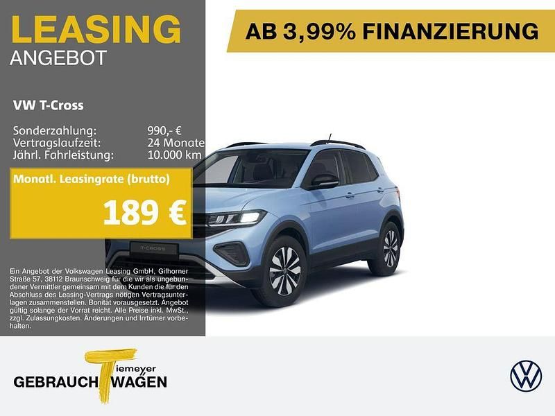 Blau Gebraucht 2024 VW T-Cross Goal SUV | 22.290 € (Superpreis) - Bild 1/4