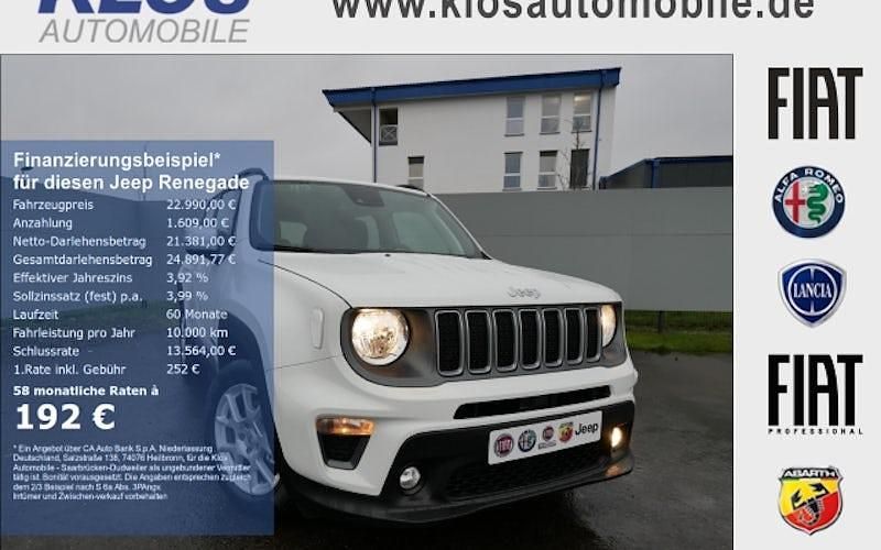 Weiß Gebraucht 2023 Jeep Renegade Limited SUV | 20.990 € (Superpreis) - Bild 1/4