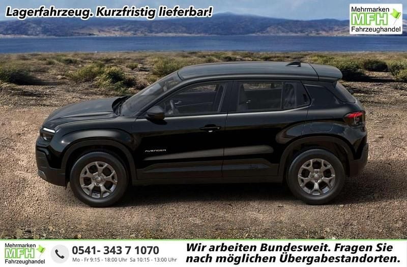 Neu Jeep Avenger Longitude 110 PS (80 kW) 2025 Volcano black SUV
