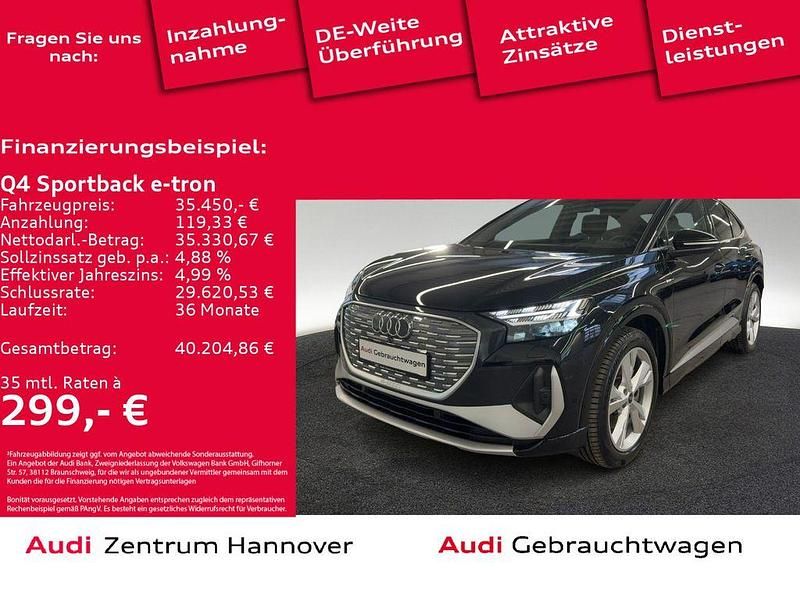 Gebraucht Audi Q4 Sportback e-tron Ambiente 219 kW (299 PS) 2023 Mythosschwarz metallic SUV
