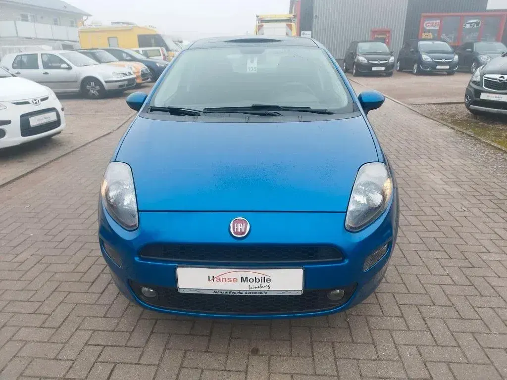 Gebraucht Fiat Punto Lounge 69 PS (50 kW) 2014 Blau Kleinwagen