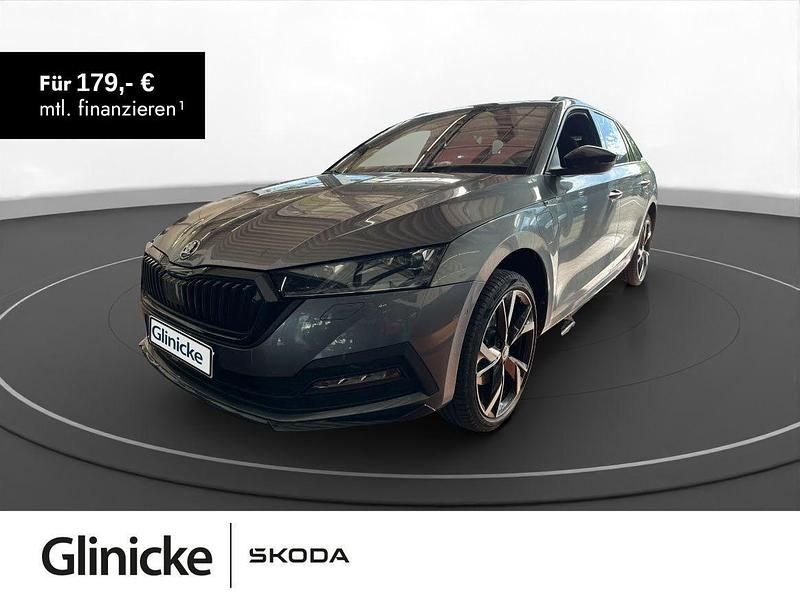 Graphitegrau metallic Gebraucht 2022 Skoda Octavia SportLine Kombi | 21.980 € (Teuer) - Bild 1/3