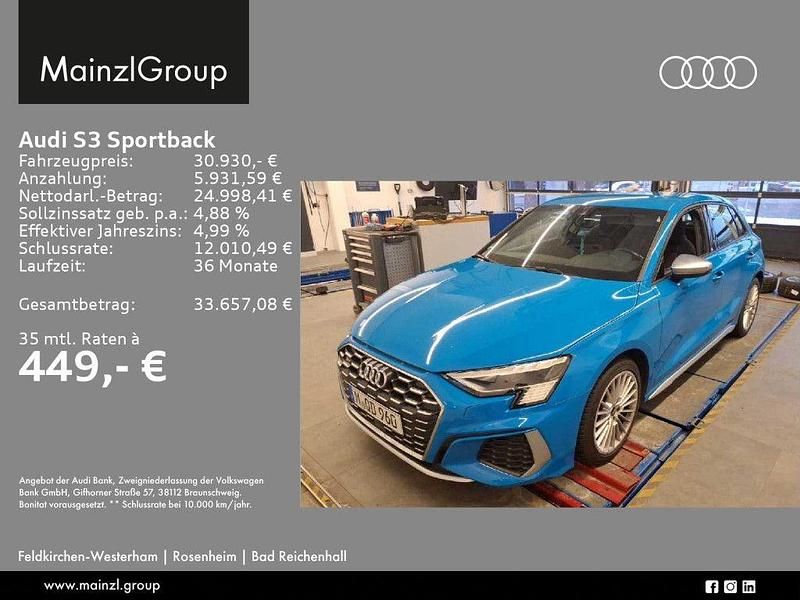 Gebraucht Audi S3 Design 310 PS (228 kW) 2022 Turboblau Limousine