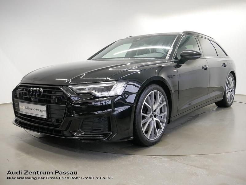 Mythosschwarz metallic Gebraucht 2022 Audi A6 S-Line Kombi | 40.870 € (Fairer Preis) - Bild 1/4