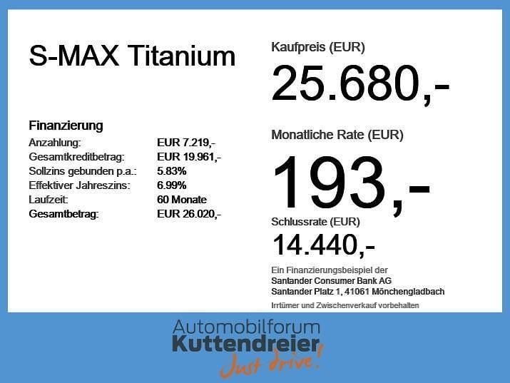 Używany Ford S-MAX Titanium 150 KM (110 kW) 2021 Niebieski Minivan