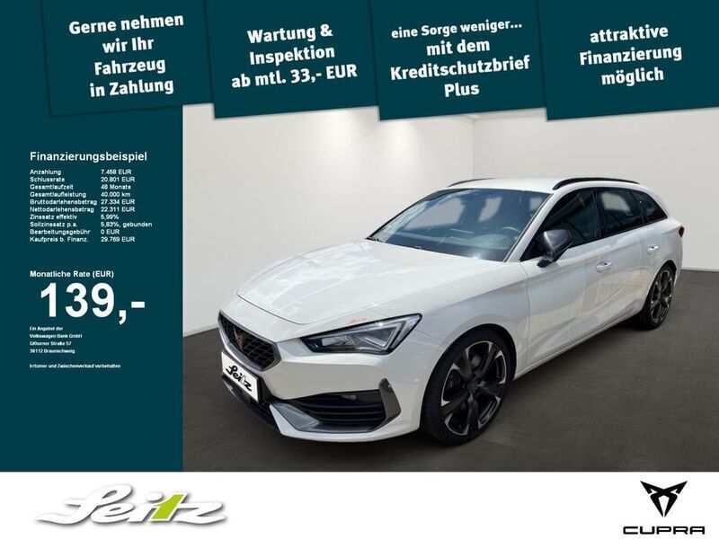 Weiß Gebraucht 2024 Cupra Leon VZ Limousine | 29.069 € (Superpreis) - Bild 1/4