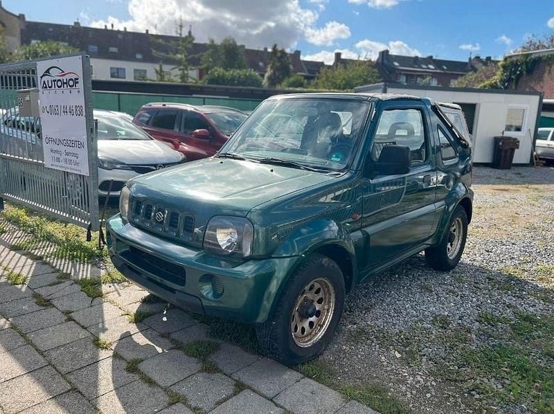 Grün Gebraucht 2001 Suzuki Jimny SUV | 1.999 € - Bild 1/4