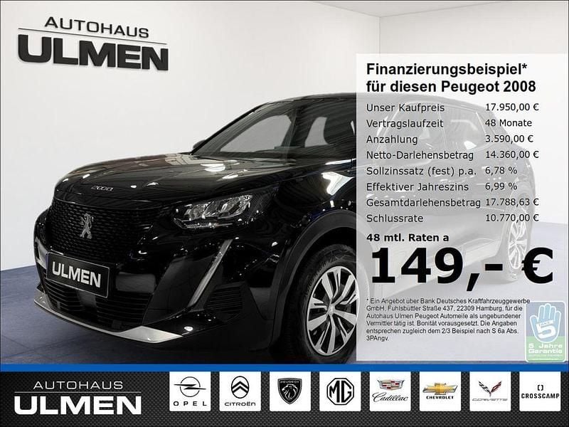 Gebraucht Peugeot e-2008 Active 100 kW (136 PS) 2023 Schwarz SUV