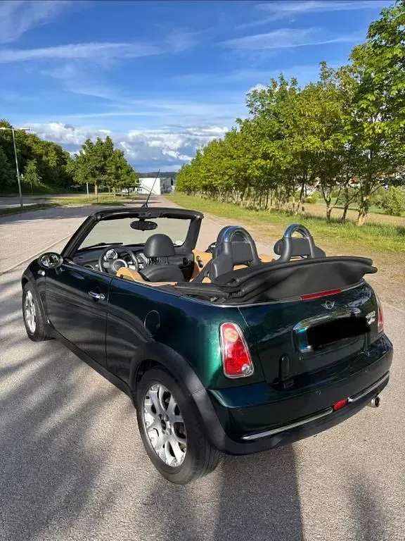 Käytetty Mini Cooper Cabriolet 116 HP (85 kW) 2007 Vihreä Avoauto
