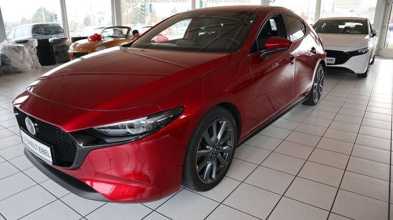 Rot Gebraucht 2020 Mazda 3 Limousine | 20.910 € (Fairer Preis) - Bild 1/4