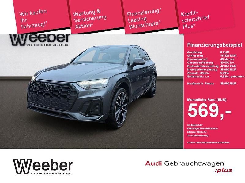 Grau Gebraucht 2022 Audi Q5 S-Line SUV | 35.990 € (Fairer Preis) - Bild 1/4