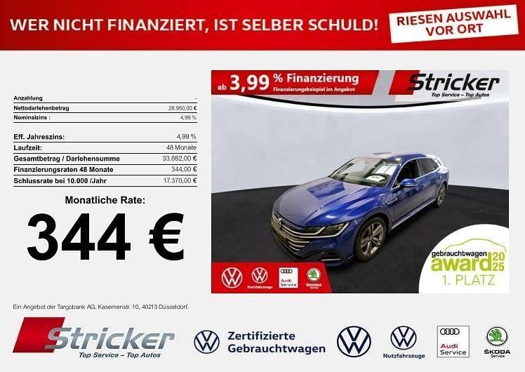 Gebraucht VW Arteon 218 PS (160 kW) 2022 Blau Limousine